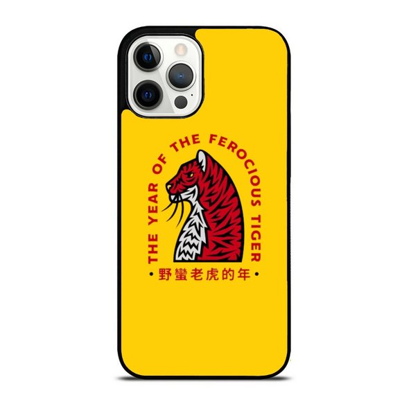 Year of the Ferocious Tiger 2022 - Chinese Horoscope Prosperity Luck iPhone Case - Picture 1 of 1